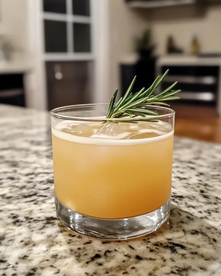 Grapefruit Rosemary Fizz