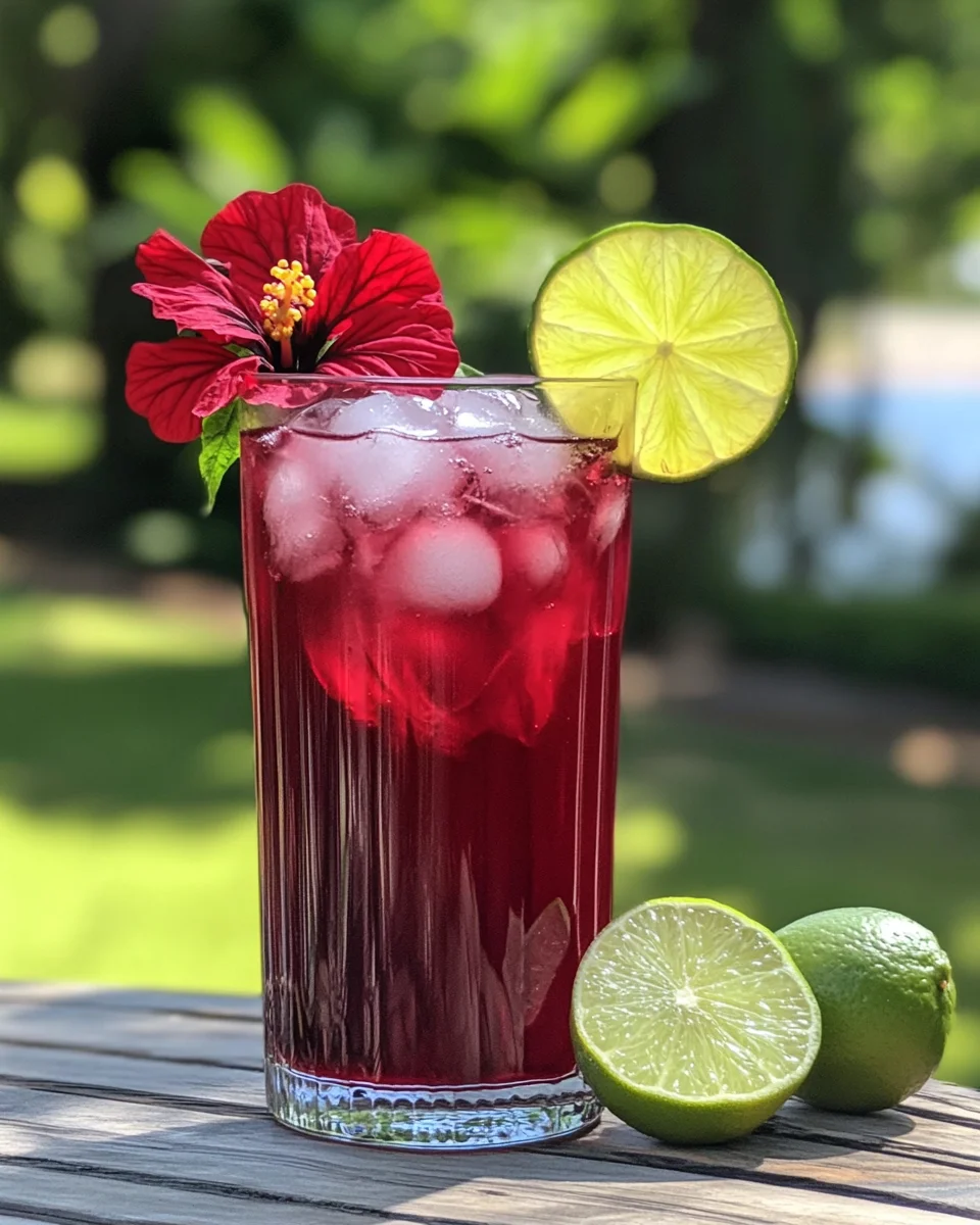 Hibiscus Iced Tea