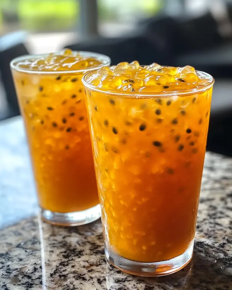 Mango Passionfruit Iced Tea