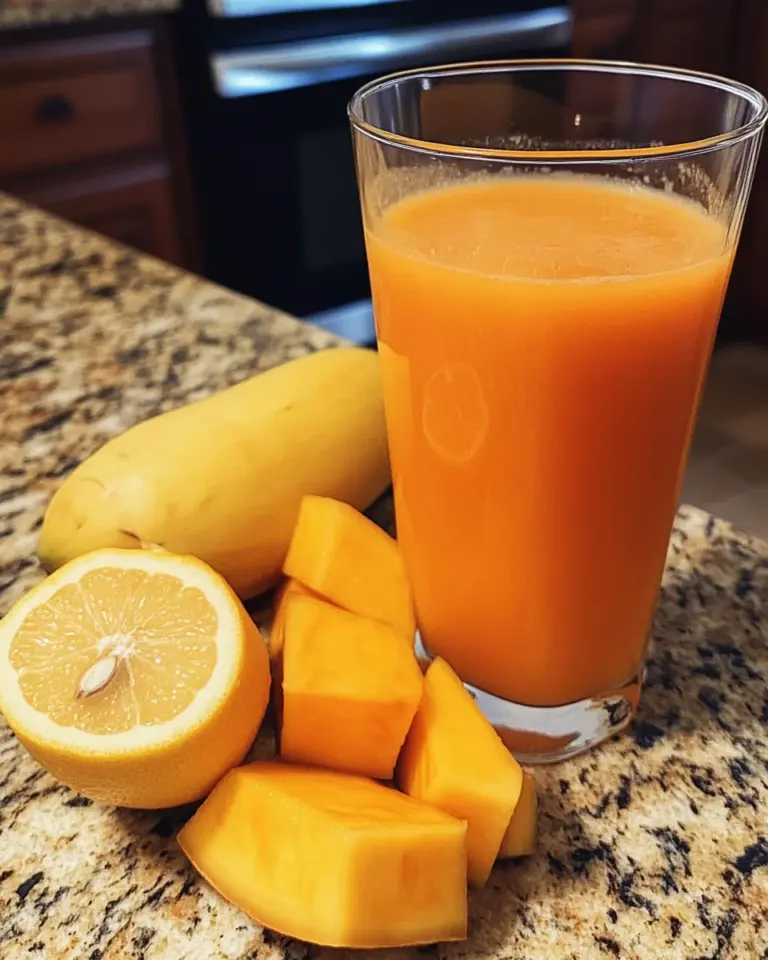 Papaya Mint Punch