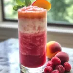 Peach Raspberry Cooler
