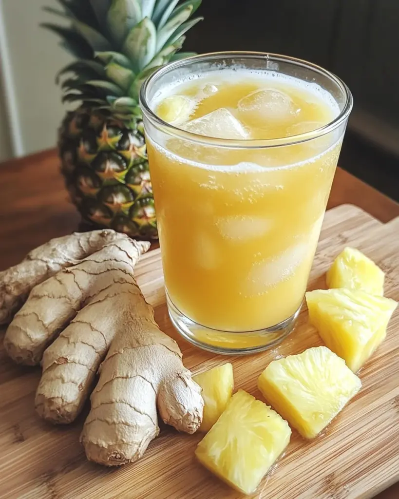 Pineapple Ginger Fizz