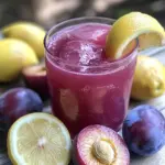 Plum Ginger Lemonade