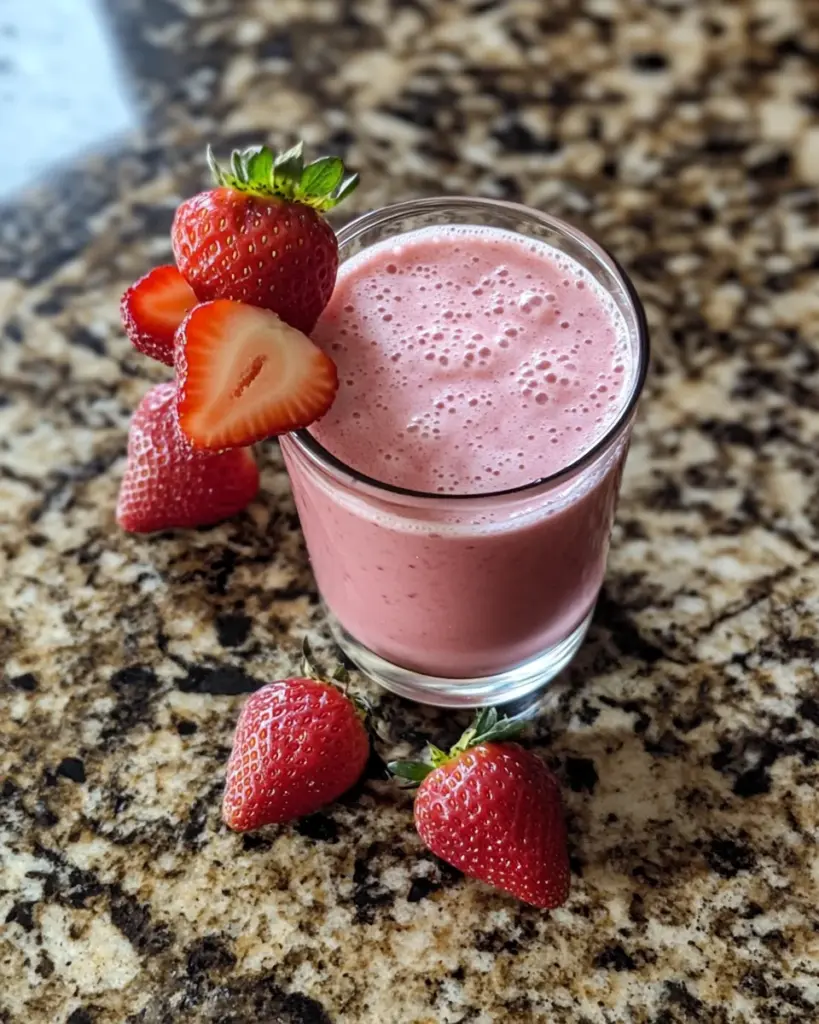 Strawberry Coconut Fizz