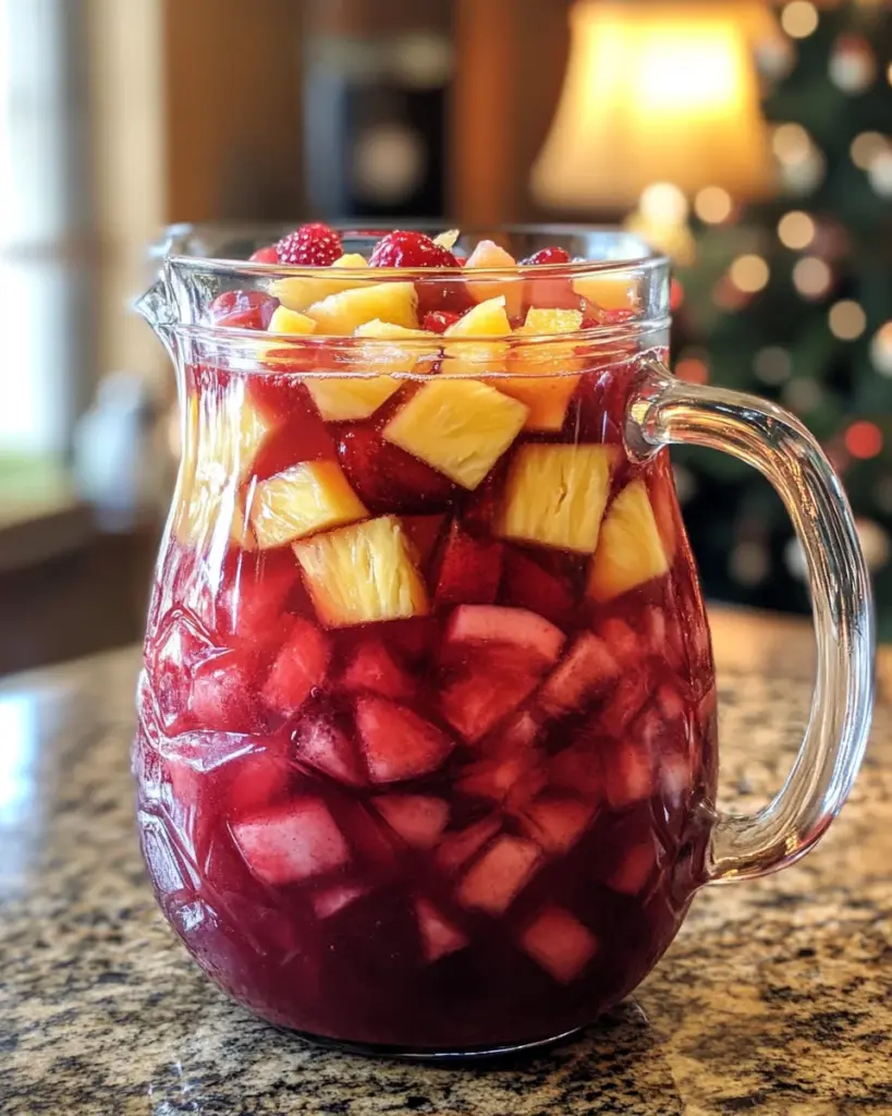 Tropical Punch Mocktail