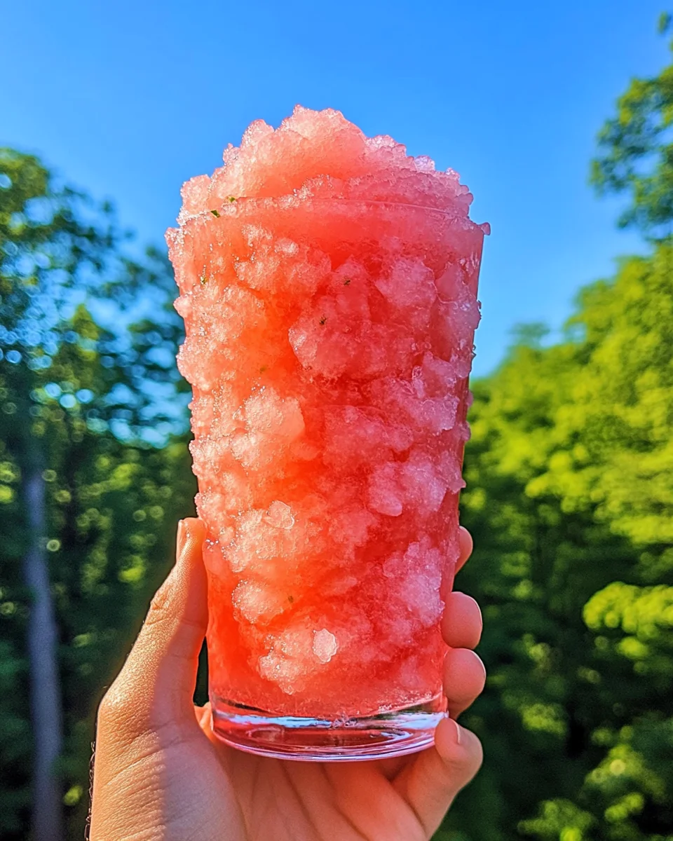 Watermelon Mint Slush