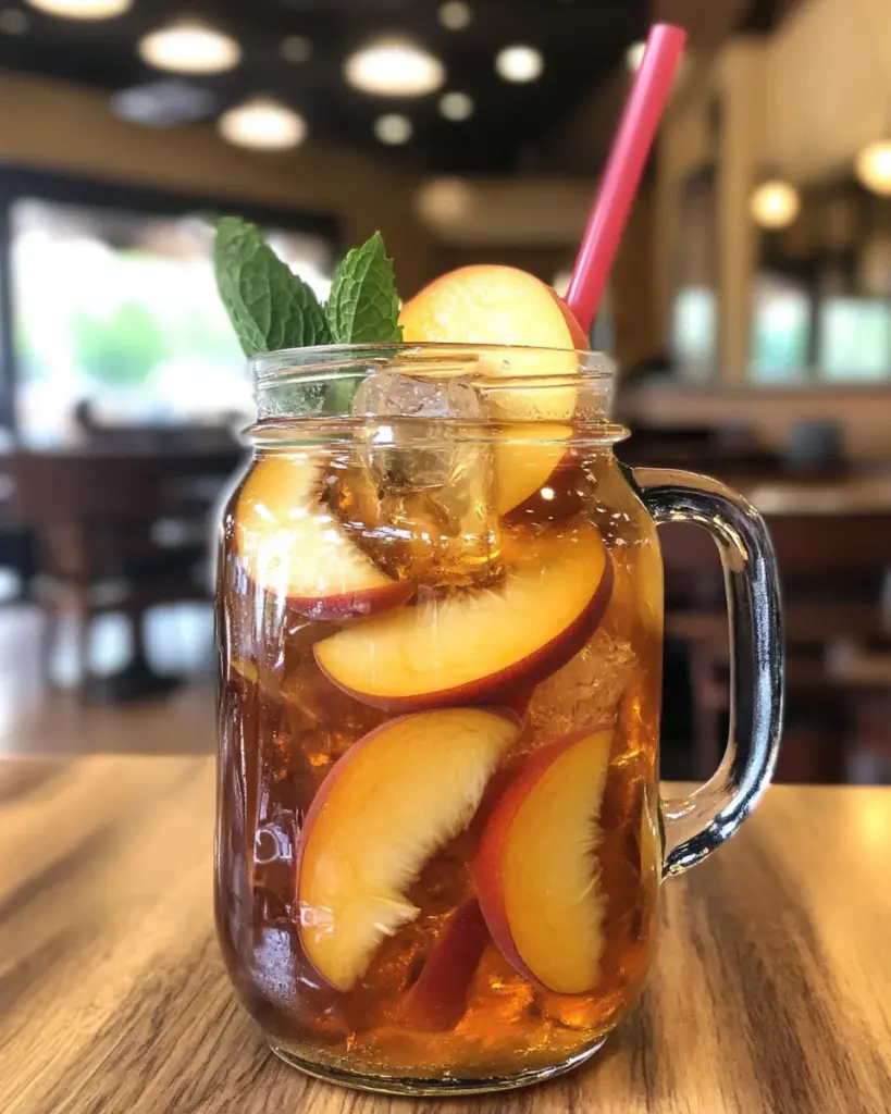 White Peach Iced Tea