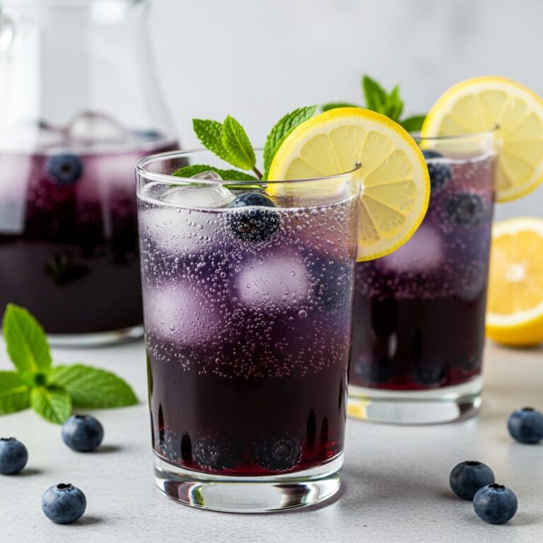 Blueberry Lemonade Fizz