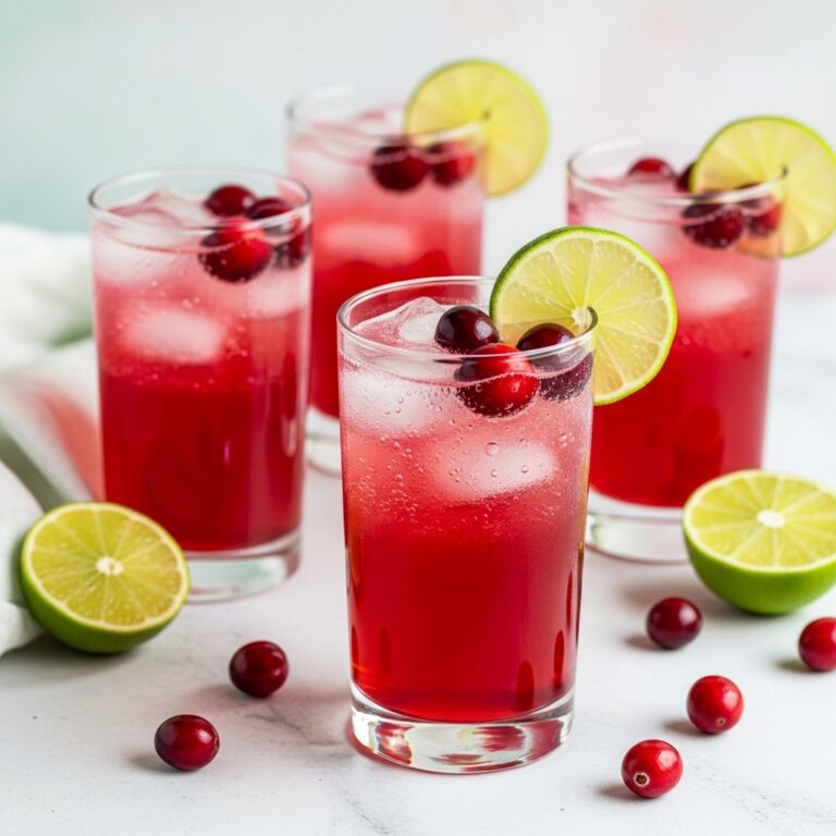 Cranberry Limeade Fizz