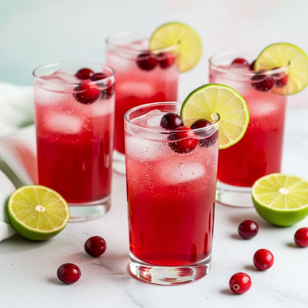 Cranberry Limeade Fizz