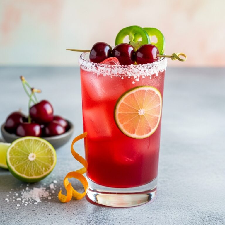 Spicy Cherry Limeade Margarita