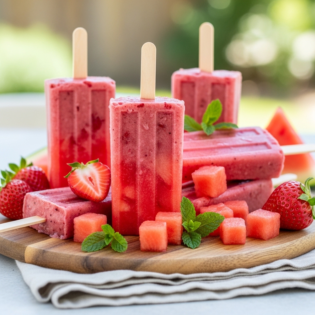 Strawberry Watermelon Faux-Jito Fizz