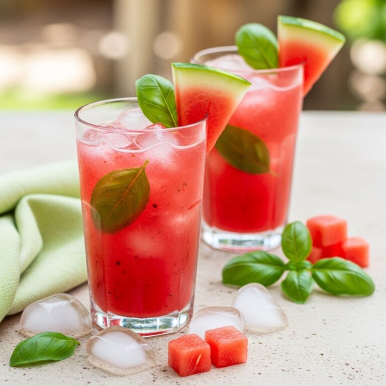 Watermelon Basil Refresher
