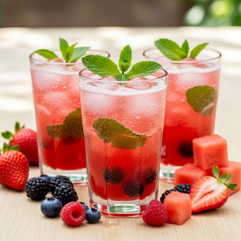 Watermelon Berry Fizz