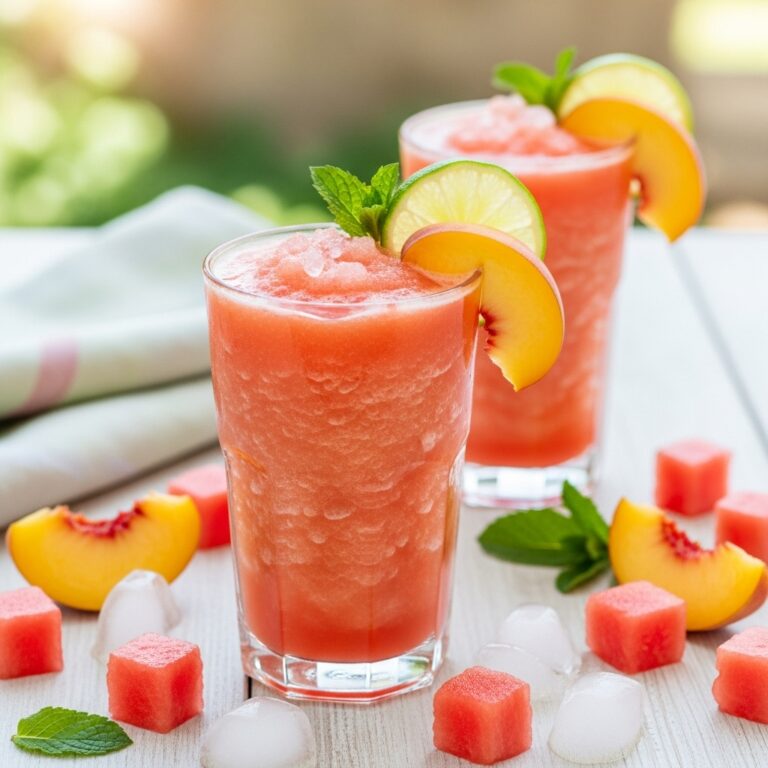 Watermelon Peach Slush