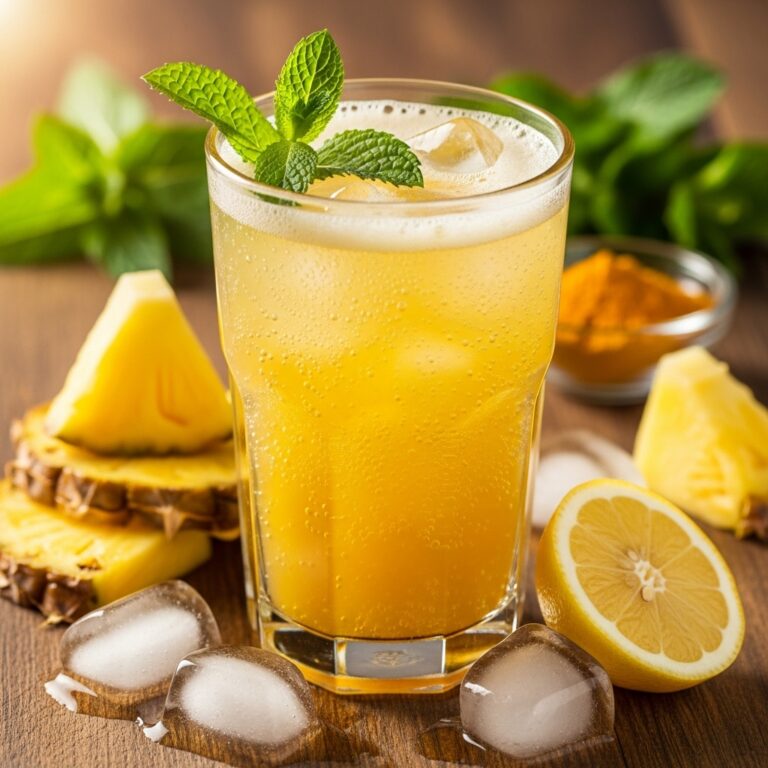 Ananas Turmeric Detox Soda