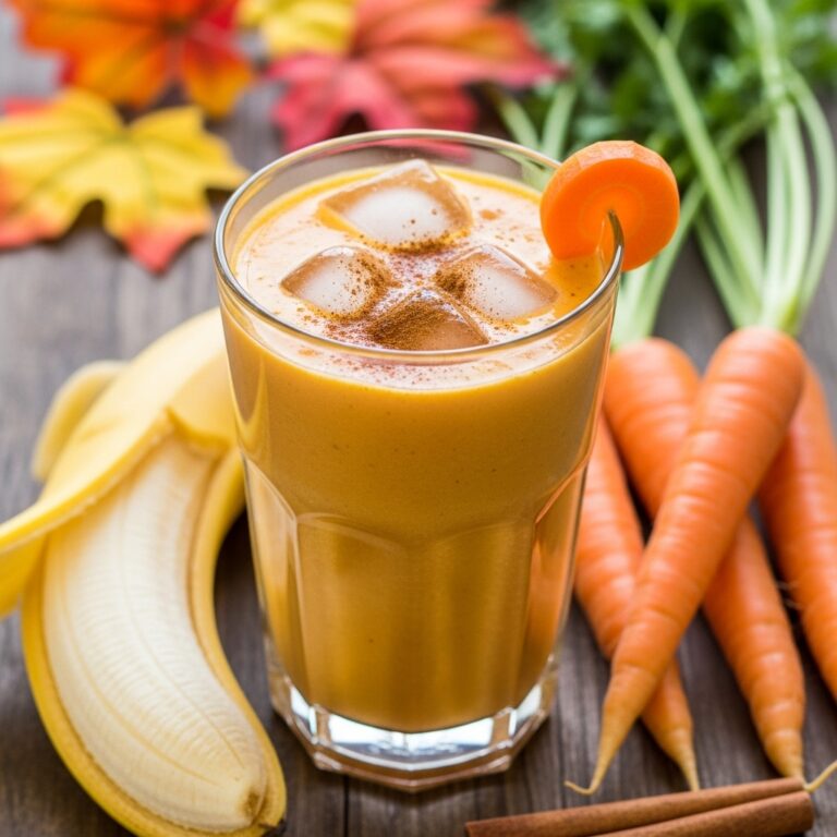 Autumn Spiced Carrot Smoothie