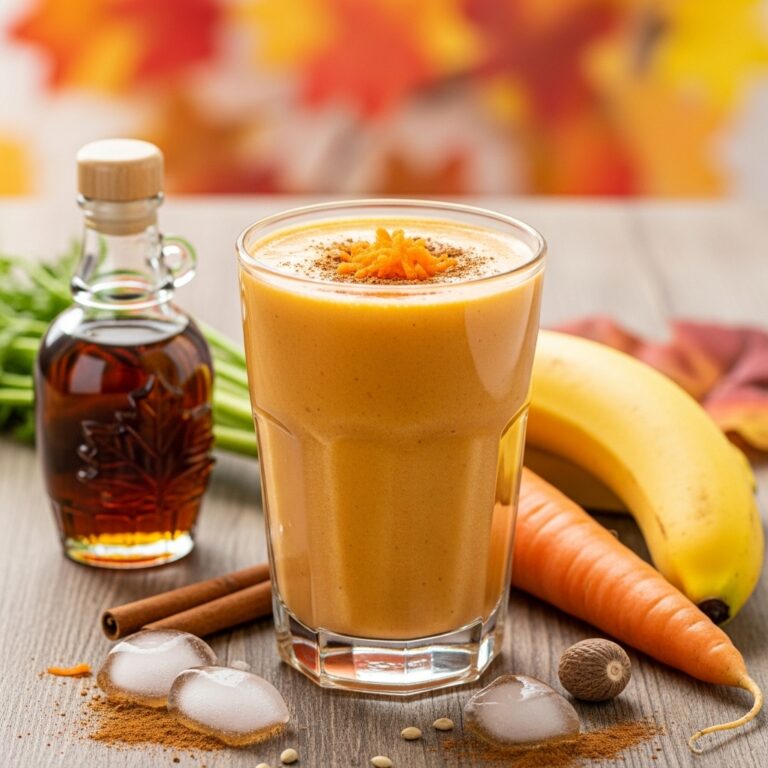 Autumn Spiced Carrot Smoothie