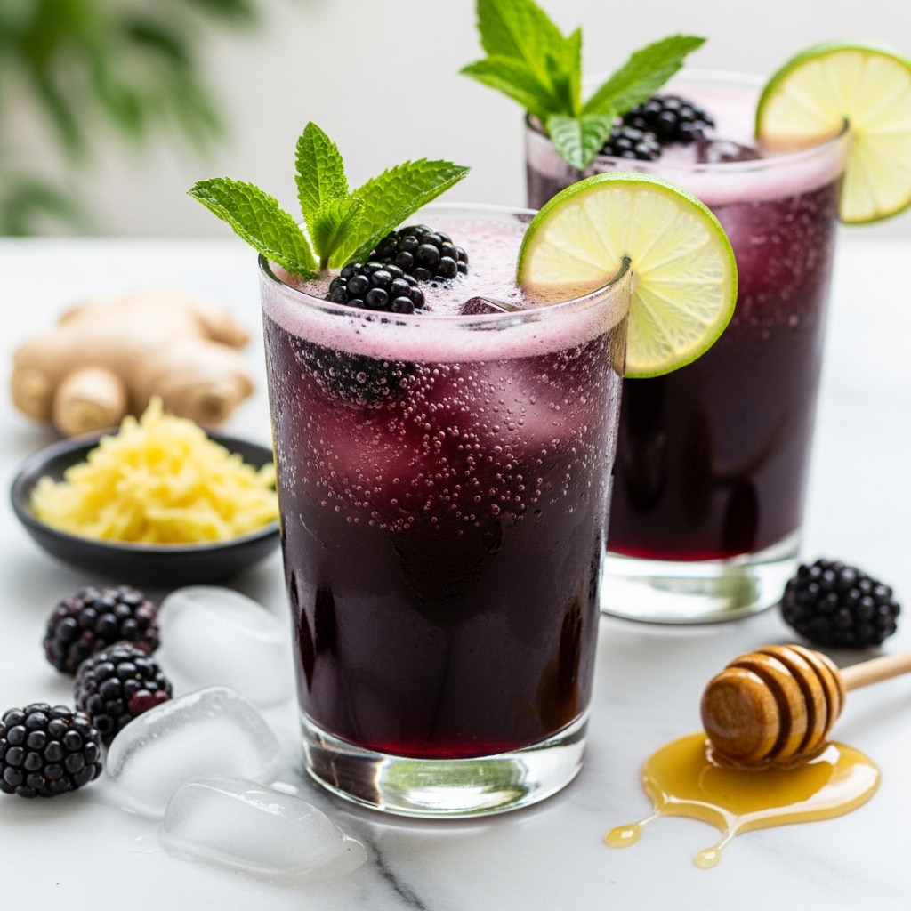 Blackberry Ginger Cooler