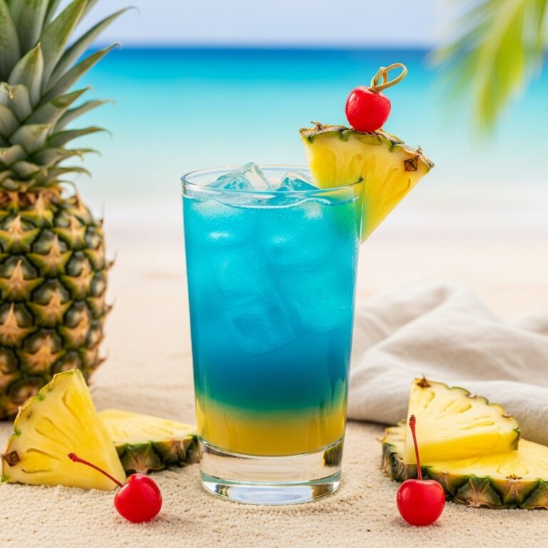 Blue Hawaiian Mocktail