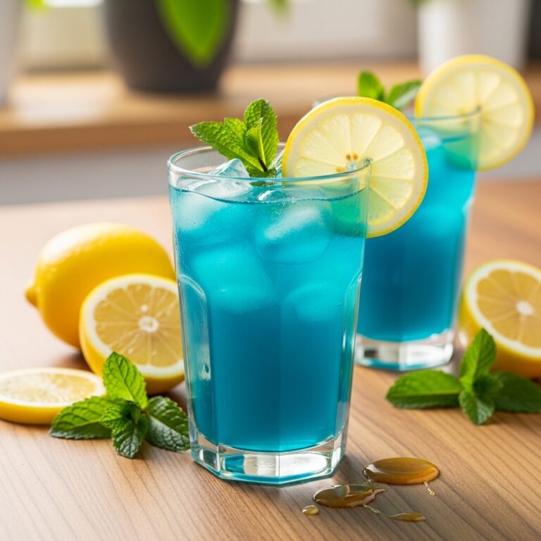 Blue Spirulina Lemonade