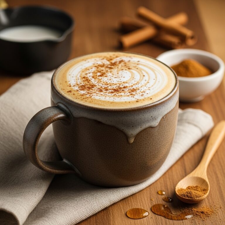 Cinnamon Coconut Milk Latte