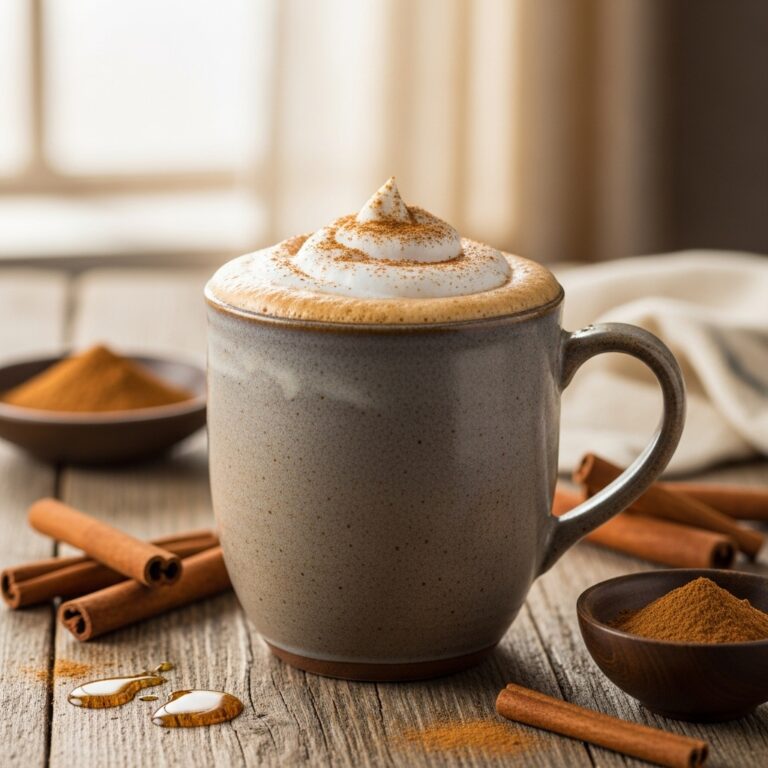 Cinnamon Coconut Milk Latte