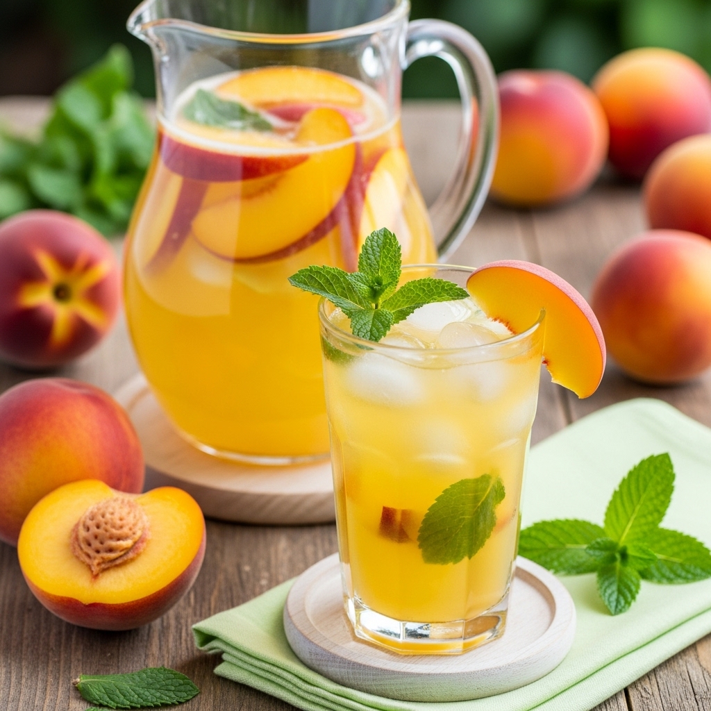 Classic Peach Lemonade