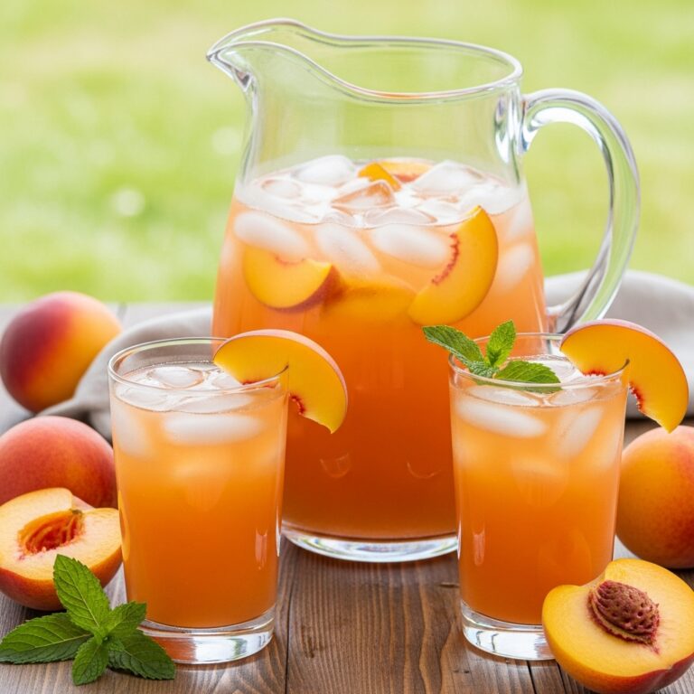 Classic Peach Lemonade