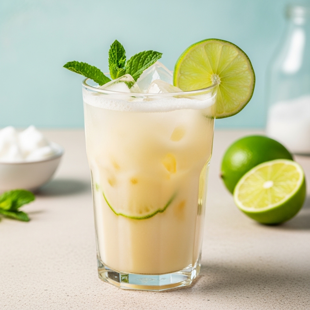 Coconut Cream Lime Soda