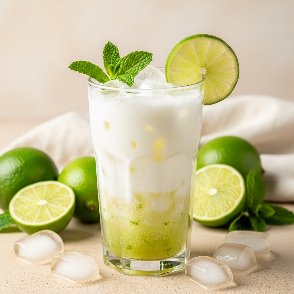 Coconut Cream Lime Soda