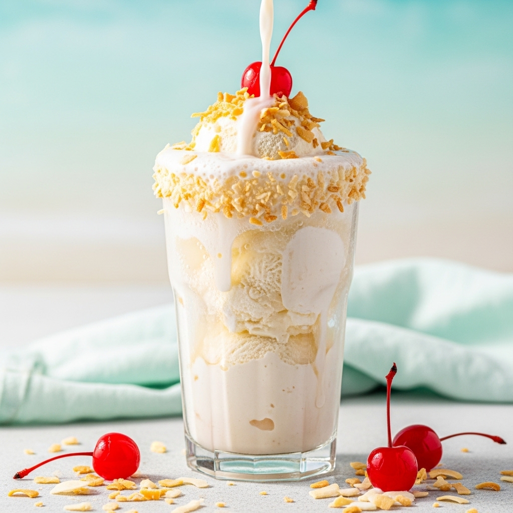 Coconut Cream Soda Float