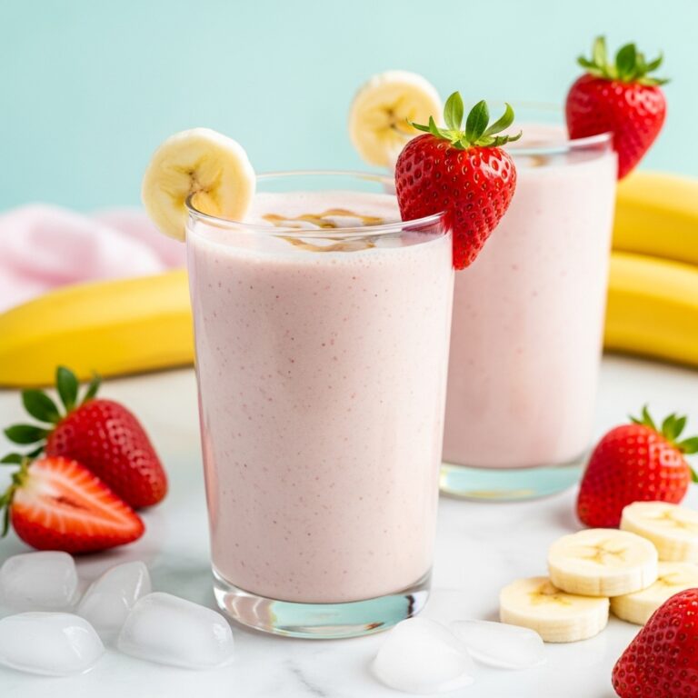 Coconut Strawberry Banana Smoothie