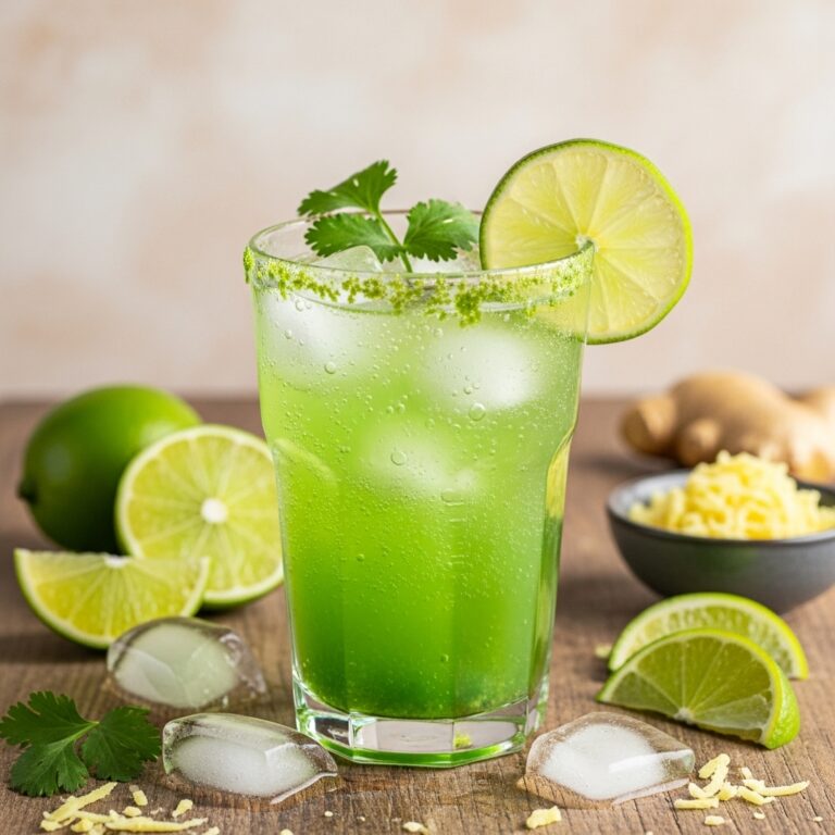Coriander Lime Probiotic Soda