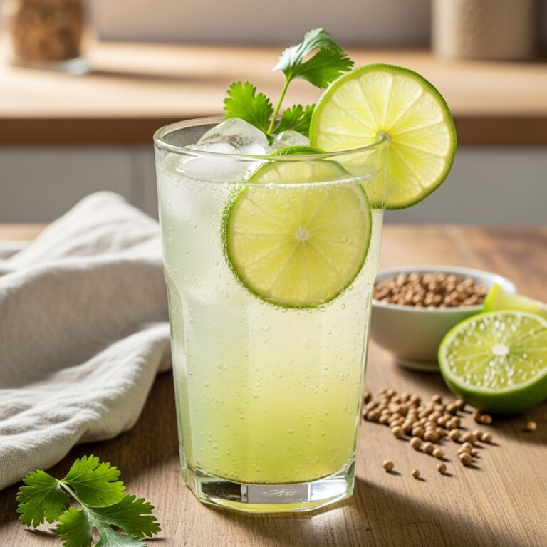 Coriander Lime Probiotic Soda