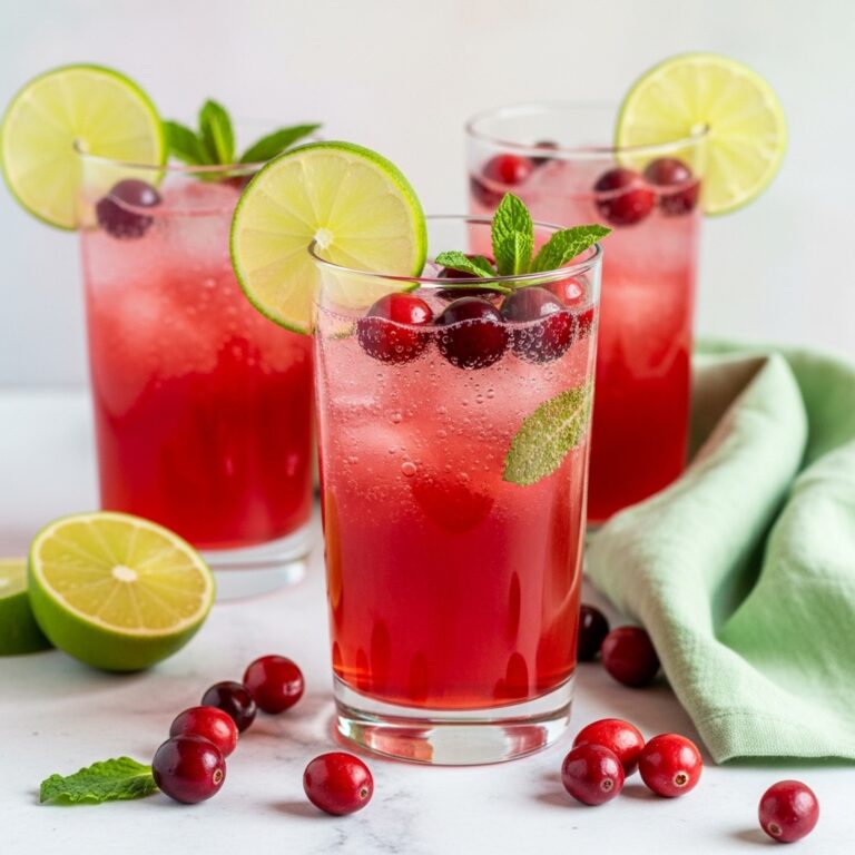 Cranberry Lime Spritz