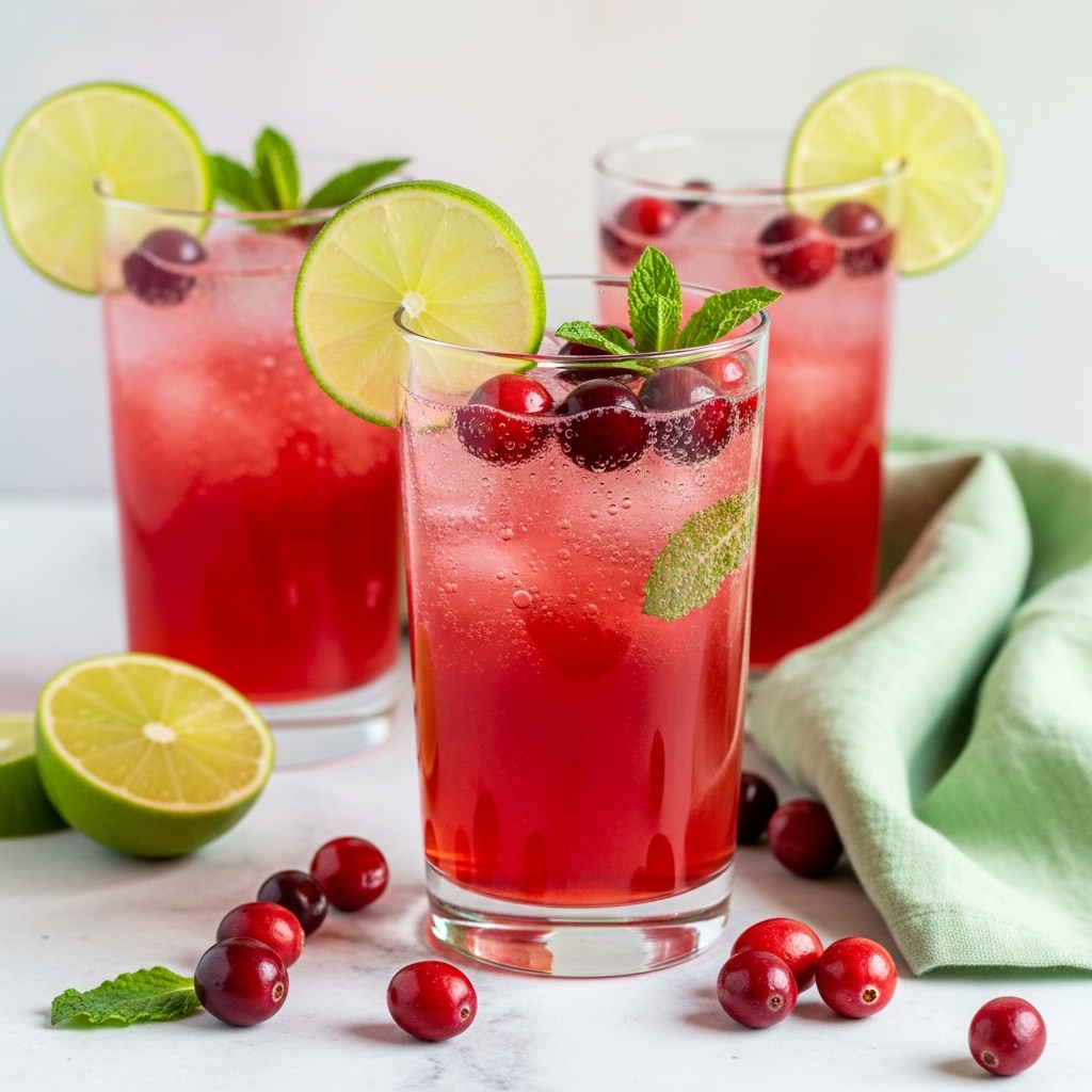 Cranberry Lime Spritz