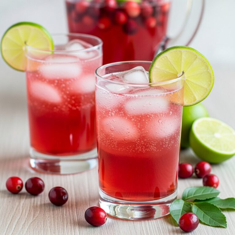 Cranberry Lime Spritz