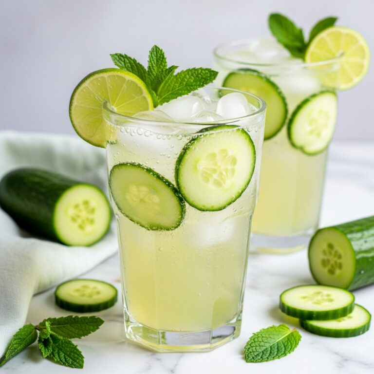Cucumber  Ginger Beer Cooler