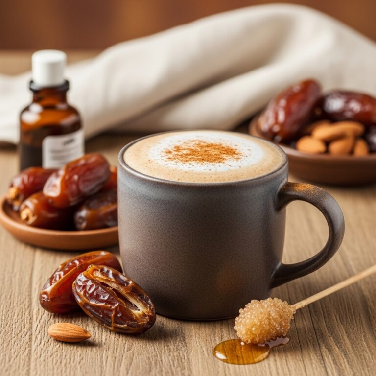 Date  Almond Latte