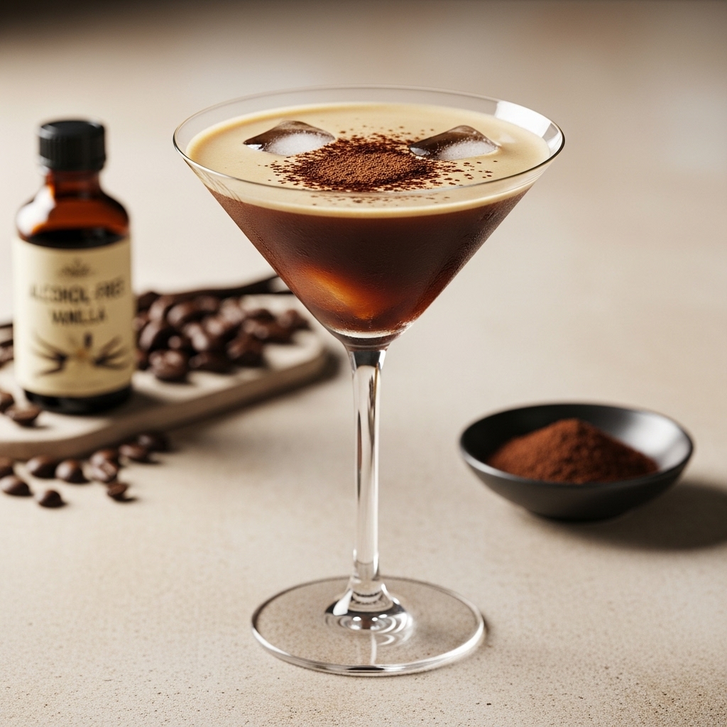 Espresso-Free Martini Mocktail