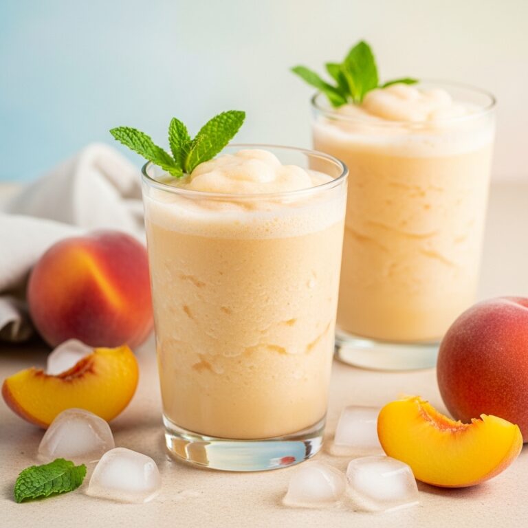 Frozen Peach Lemonade