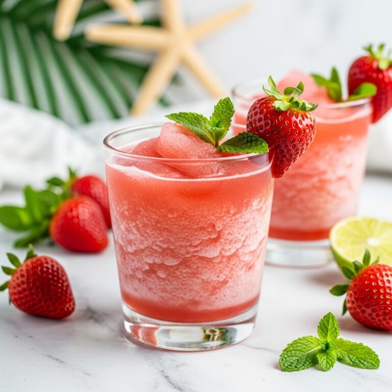 Frozen Strawberry Colada Slush