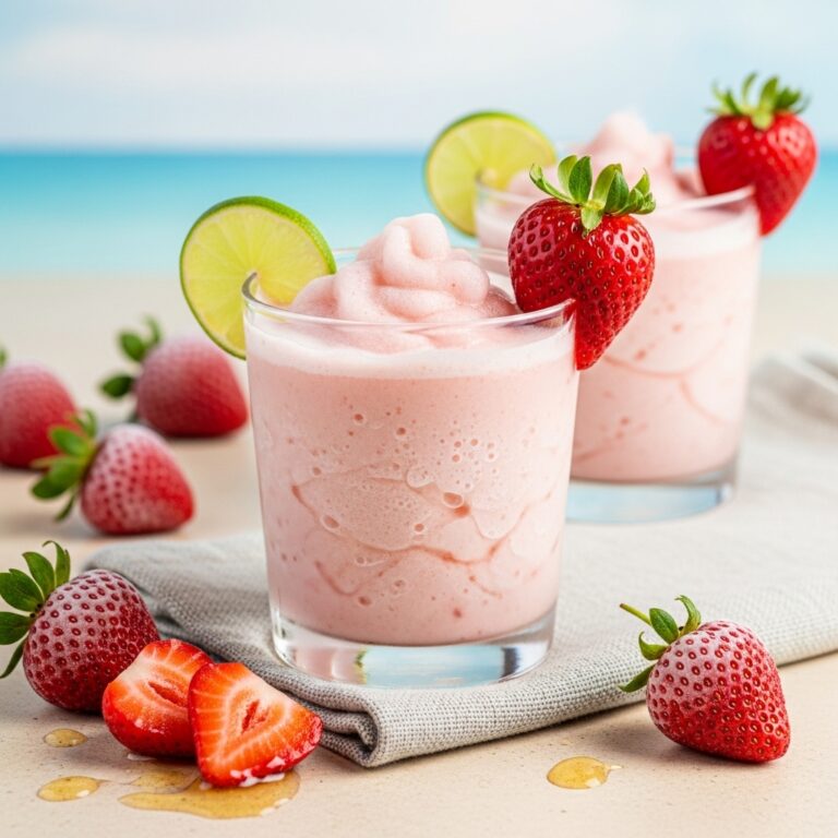Frozen Strawberry Colada Slush