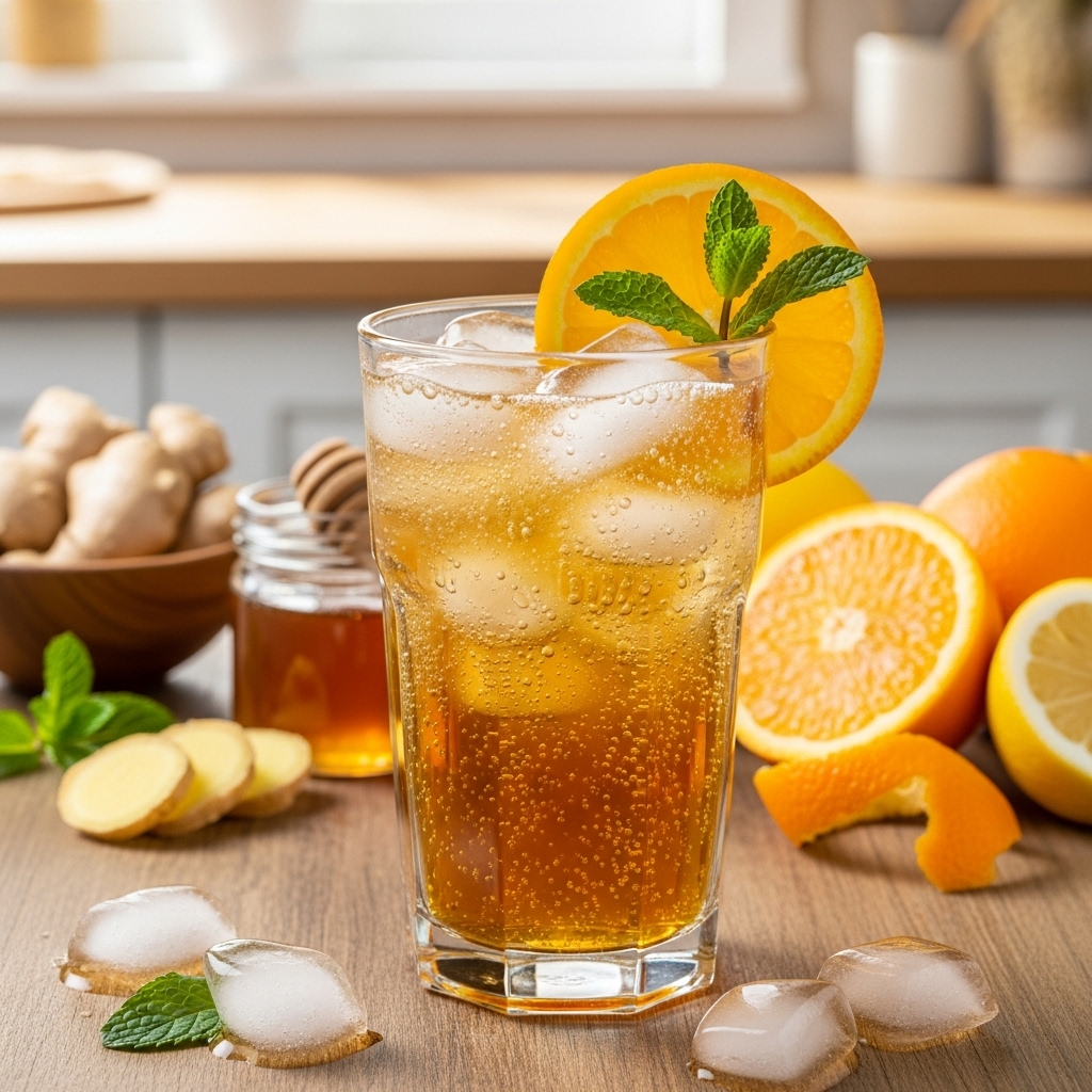 Ginger Citrus Wellness Soda
