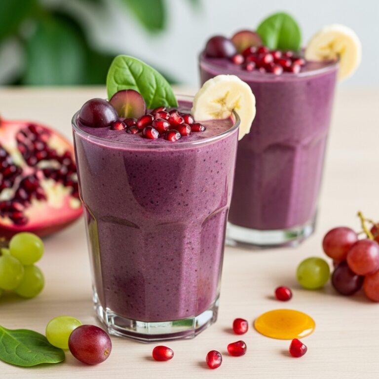 Grape Pomegranate Smoothie