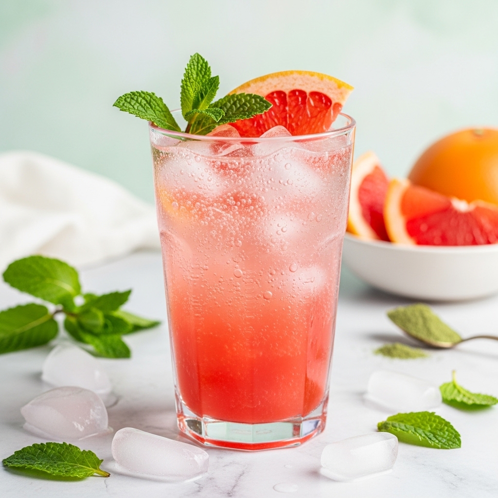 Grapefruit Mint Adaptogen Soda