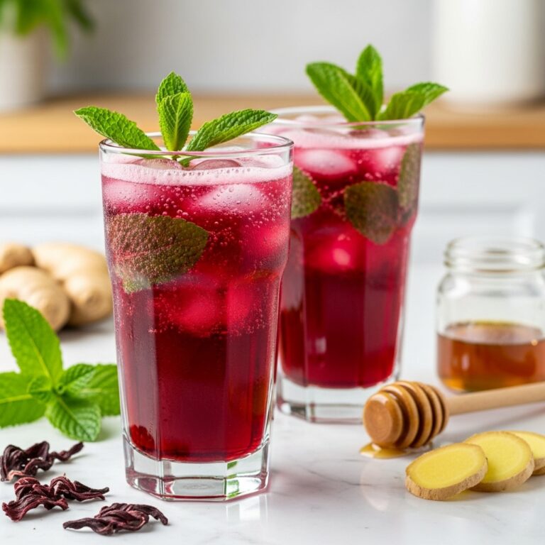 Hibiscus Ginger Fizz