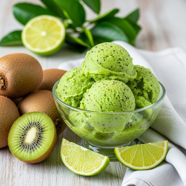 Kiwi Lime Sorbet