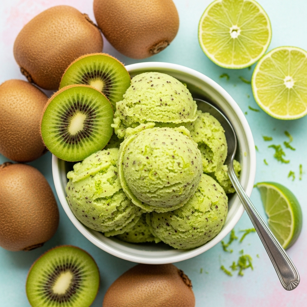 Kiwi Lime Sorbet